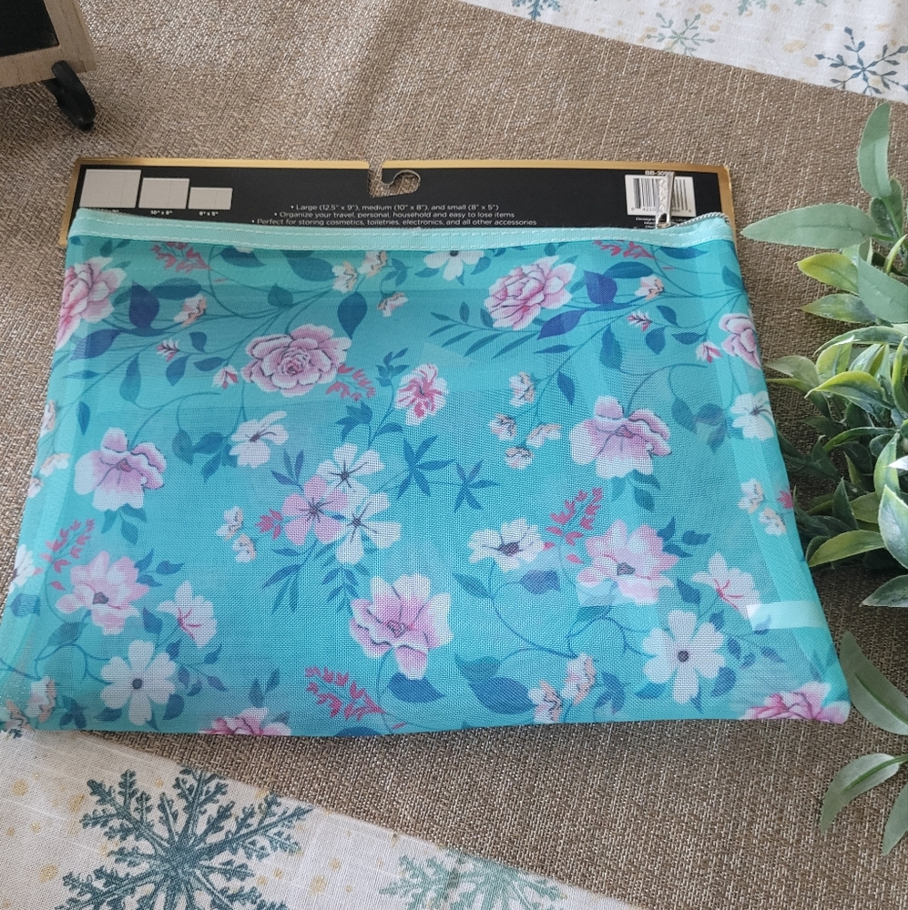 Bebe 3 Piece Travel Pouch Set, New